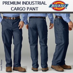 NWT Premium Cargo Industrial Relaxed Fit Dickies Pant LP2372 Dark Navy (W36 L32)